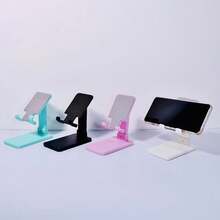 1pc Multi-Function Phone Stand, Suitable For Desk, Bedside, Foldable & Portable, Used For Watching TV, Tablet, Live Streaming, Height Adjustable, Foldable Portable Stand, Phone Holder, Smartphone Accessory, Black, White, Pink, Green Phone Stand - Compatible With Apple/Android Phones, Adjustable Foldable Desktop Stand, Suitable For Back To School Season, Birthday Gift, Students, Live Streaming Equipment - Multicolor - View 10