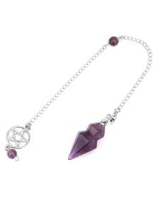 1pc Spiritual Cone Crystal Pendulos For Dowsing Divination Witchcraft Natural Stone Amethysts Rose Quartz Black Obsidian Pendant Pendulos H496 - Pendulum - View 9