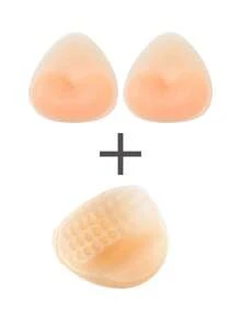 1 Set Bantalan Payudara Silikon Tak Terlihat, Pas Alami dengan Bentuk Tubuh, Cocok untuk Musim Gugur, Pakaian Kantor dan Perjalanan, Universal Kiri/Kanan, Cocok untuk Pemakaian Sehari-hari. - Beraneka warna - View 8