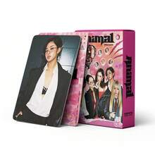 55pcs KATSEYE ANIMAL Single Self-Printed Photocards, Cat Eye Peripheral ANIMAL Photocards, K-POP Cards - Multicolor - View 7