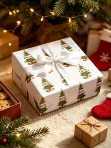 Personalized And Custom Christmas Gift Wrapping Paper; Fun Designs For Christmas, Holidays, And Birthdays; Suitable For Crafting And Gift Wrapping; Perfect For Anniversaries, Valentine's Day, Mother's Day, Birthdays, And Other Occasions. - Multicolor - View 5