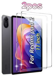 2pcs/Pack, Compatible With Xiaomi Pad 2/ Pad 2 Pro/ Pad 2 Pro 5G/ POCO Pad M1/ POCO Pad X1/Pad Mini/Pad 2 2026(9.7-Inch), Compatible With OPPO Pad 2 11.61 Inch 2023, Pad Neo 2024(11.4-Inch), Pad Air 2022 (10.36") Tablet Screen Protector - 9H Hardness (Scratch-Resistant, Shock-Resistant), Bubble-Free, High Definition Transparent, Smooth Surface Tablet Design Gradient Gloss, Suitable For Gaming, Video Calls, Daily Use, High-Quality Tempered Glass, Bubble-Free Fit, Screen Protector - Clear - View 6