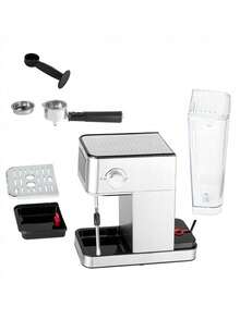 CAMRY Espresso Machine, Automatic Coffee Maker, Cappuccino Machine - 20 Bar, PID Control, Milk Frother, 7 Functions, Touch LCD Display - EU E Type Plug(220-240V) - View 10