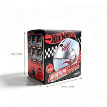 Mattel Hot Wheels - Speed Series Helmet Pendant Blind Box 1:48 7 Styles Metal Keychain Boy Toy Backpack Charm Motorcycle Enthusiast - Multicolor - View 8