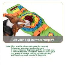 1pc Watch-Style Dog Snuffle Mat, Pet Foraging Puzzle Toy, Puppy Teething & Food Dispensing Game Pad, Interactive Self-Entertainment Toy For Dogs, Suitable For All Seasons - Green - View 8