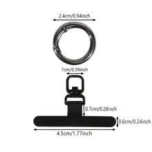 A Rotatable Metal Clip, A Mobile Phone Fixing Gasket, Which Can Be Connected To Mobile Phone Lanyard Decorations. It Is Suitable For All Kinds Of Smartphones. It Is Ultra - Light And Ultra - Thin, Tough And Elastic., Mobile Phone Holder, Decorative - Multicolor - View 6