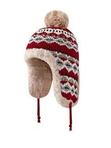 1pc Colorful Fuzzy Knitted Hat, Versatile Autumn/Winter Beanie, Large Head Circumference, Warm Ear Protection Woolen Cap - Earflap Hat - View 6