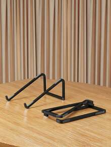 Aluminum Alloy Folding Laptop Stand, Desktop Height Adjustable Foldable Storage Heat Dissipation Tablet Stand, Hollow Heat Dissipation Design, Portable And Collapsible, Comes With Storage Bag, Stable Angle And Anti-Slip. Suitable For Home Desk, Office, Outdoor Commute, Compatible With Various Laptops, Ideal For Students And Office Workers, Raise Screen To Protect Cervical Spine. - One Size - View 7