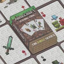 FIFA 55Pcs Minecraft Pixel Playing Cards, Desktop Casual Card Game, Retro Pixel Style Tabletop Game, Niche Party Entertainment Props - Multicolor - View 6
