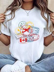 Women T-Shirts - White - View 7