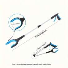 1pc 360° Rotating Claw Trash Picker, Professional Extended Reach Grabber, Foldable Magnetic Gripping Tool - Durable Claws, Suitable For Elderly, Trash And Litter Pickup - Multicolor - View 3