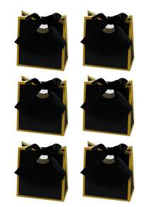 6pcs Small White Gift Boxes With Bow Ribbon 4.3 X 2.3 X 4.7 Inches (Approx. 11 X 6 X 12 Cm) Mini Paper Gift Boxes, Suitable For Candy, Jewelry, Wedding, Bride, Birthday, Baby Shower Gifts - View 7
