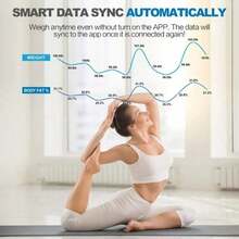 SOKANY Smart Body Fat Scale, Bluetooth APP Sync, High-Precision Sensor, Auto Calibration, Measures Multiple Body Metrics, 2 AAA Batteries, Temperature Display, HD LCD Screen, Suitable For Home Health Management And Fitness Monitoring - Multicolor - View 6