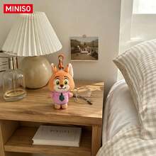MINISO Disney Zootopia Nick Wilde 包包掛飾鑰匙圈，可愛角色吊飾，適用於手提包、後背包、錢包，生日聖誕禮物 - 尼克.懷爾德 粉紅色襯衫 - 查看 6