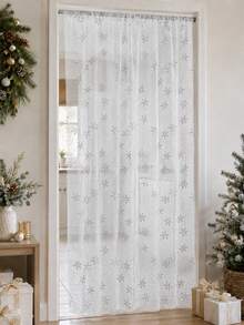 1pc Silver Large Snowflake Decoration, Baby Crib Curtain, Bedroom Door Curtain, Wall Decor Background, Baby Room Decoration, Baby Shower Supplies, Bridal Shower, Girl Birthday Gift, Party Gift, 1st Birthday, Living Room Decor, Christmas Decoration, Christmas Gift, Party Favor, Home Christmas Decor, Room Decoration, Christmas, Christmas Party, Halloween Decoration, 2027 New Year Party, New Year Gift, Winter Decoration - Silver Snowflake - View 6
