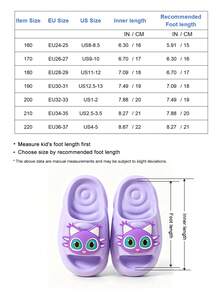 Children's Cute 3D Big Eye Cat Slippers EVA Soft Thick Sole Anti-Slip Open Toe Slides Girls Home Bathroom Indoor Slippers - Purple - View 4