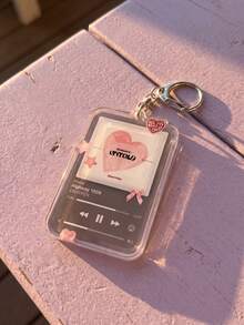 1Pc/9Pcs EN-HYPEN Boy Group Music Player Interface Style Album Acrylic Keyring Packs, Including Drunk-Dazed, Dark Blood, Romance: Untold And Other Popular Album And Song Playback Interface Designs, Fashionable Bag Charm, Suitable For: Back To School Season, Fan Gifts, Exquisite Collection, All Seasons - Multicolor - View 9