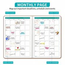 2027 Daily Planner Calendar Diary, 320 Pages Summary Notebook With 365 Day Checklist, Weekend Combo Layout, New Year Gift - One Size Fits All - View 8