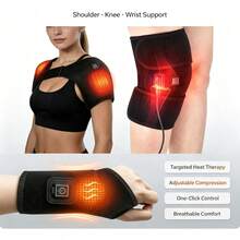 AXH Muñequera negra ajustable y transpirable con calefacción, herramienta de protección de la articulación de la muñeca para deportes - Negro - Ver 8