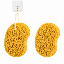 Soft Bath Sponge, Porous Body Shower Sponge For Cleansing & Gentle Exfoliating, With Optional Hanging Hook - View 1