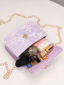 1PC Colorful Pearl Handbag, Casual Minimalist Elegant, Non-Adjustable Shoulder Strap, Suitable For Daily Outings, Shopping, Can Easily Accommodate Daily Essentials, Versatile Item, Applicable To Various Styles And Occasions, Exclusive For Little Girls. - Multicolor - View 11