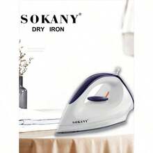 SOKANY 119 Household Electric Iron, 1200W High Power Strong Wrinkle Removal, Ceramic Non-Stick Soleplate, 5-Level Temperature Adjustment, Precise Ironing, Suitable For Home/Clothing Store And More - White - View 6
