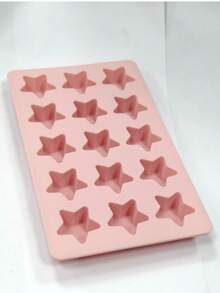 1pc Star-Shaped Silicone Ice Cube Mold And Chocolate Mold, Suitable For Cookies, Chocolate, Soap, Pudding And Jelly Molds. Ice Cubes Easy To Release. Perfect For Parties And Many Other Uses. - Multicolor - View 10