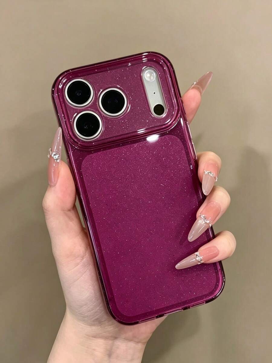 奢華亮片閃亮透明軟質手機殼，適用於 iPhone 18 Pro Max 18 Pro，閃亮相機保護套