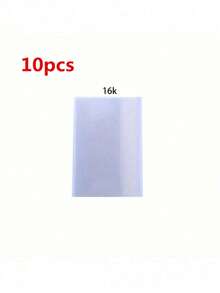 5/10/20pcs Transparent Plastic Book Covers, Book Protection Sleeves, Self-Adhesive Sealing, Transparent Book Covers, Suitable For School Student Book Protection, Waterproof And Wear-Resistant, A4, 16K, A5 Sizes, Back To School Season, Learning Supplies - Multi-color - View 12