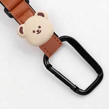 1 buah Gantungan Kereta Bayi Logam, Gantungan Kulit dengan Perekat Velcro, Gantungan Penyimpanan, Gantungan Tas Kereta Bayi, Cocok untuk Penggunaan Sehari-hari dan Belanja - Seperti yang ditunjukkan pada gambar - View 3