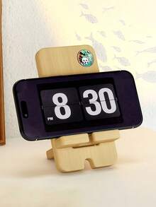 New Bamboo Phone Stand, 3D Desktop Detachable Phone Storage Rack/Stand - Multicolor - View 11