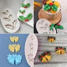 2PCS Leaf Silicone Molds, Tree Leaves Shape Mold, Resin Plaster Polymer Clay Soap Mold, Christmas Decorating Tool - A - View 7