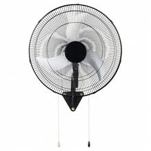 Wall Mount Fan, 20 In Wall Mounted Hanging Fan Oscillating, 3-Speed, Long Airflow Distance, Adjustable Rotation Angle, Mechanical Powerful For Industry, Commercial, Garage, Workshop, Gym, Black - 20 in - View 8