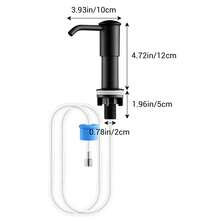 Silver/Black Press Pump Soap Dispenser With Extension Tube, Modern Kitchen Sink Countertop Liquid Soap Dispensing Setup For Home Kitchen Use - Mixed Colors - View 9