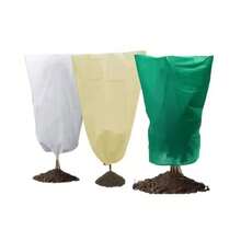 Thickened Non-Woven Fabric Plant Frost Cover With Drawstring And Zipper, Winter Warmth Protection Cover For Garden Plants And Greenery - Multicolor - View 11