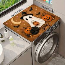 1pc Halloween Ghost Pattern Kitchen Absorbent Drying Mat, Fun Horror Style, Suitable For Halloween, Autumn Kitchen Countertop, Dining Table, Coffee Machine And Party Decoration - Multicolor - View 15