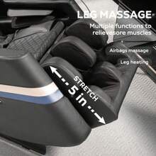 New 2026  Massage Chair,3D Recliner Chair For Adult ,Full‑Body Airbags, 5 Massage Modes, 8 Internal Massage Heads, And Leg Stretching Functionality--A Great Helper For Relieving Body Aches And Soreness. - Black - View 8