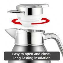 Insulated Water Pitcher Hotel Large Capacity Roman Style Double-Wall Vacuum Flask Tea Pot Hot Water Pot - Multicolor - View 3