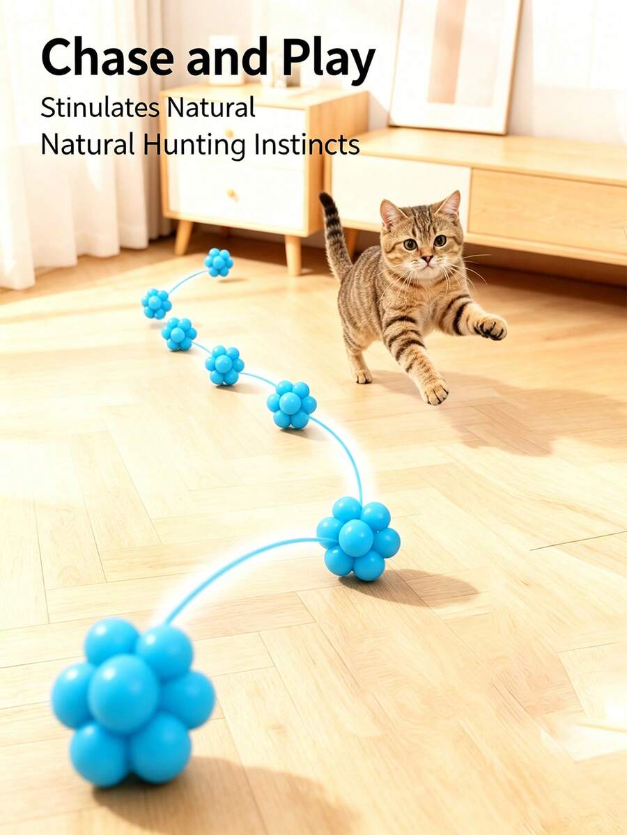 2/6/10/14pcs Two-Tone Pet Toy-A Candy-Colored, Elastic Rubber Ball; An Interactive Toy Suitable For All Cats And Small Dogs. An Ideal Gift For Close Friends Who Own Pets. - Multicolor - View 1
