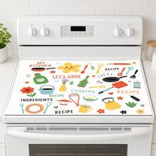 1pc White Colorful Floral Pattern Kitchen Absorbent Drying Mat, Fresh And Fun Style, Suitable For Kitchen Countertop, Coffee Machine, Dining Table And Daily Home Decor - Multicolor - View 5