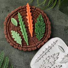 2PCS Leaf Silicone Molds, Tree Leaves Shape Mold, Resin Plaster Polymer Clay Soap Mold, Christmas Decorating Tool - A - View 6