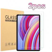 2pcs/Pack, Compatible With Xiaomi Pad 2/ Pad 2 Pro/ Pad 2 Pro 5G/ POCO Pad M1/ POCO Pad X1/Pad Mini/Pad 2 2026(9.7-Inch), Compatible With OPPO Pad 2 11.61 Inch 2023, Pad Neo 2024(11.4-Inch), Pad Air 2022 (10.36") Tablet Screen Protector - 9H Hardness (Scratch-Resistant, Shock-Resistant), Bubble-Free, High Definition Transparent, Smooth Surface Tablet Design Gradient Gloss, Suitable For Gaming, Video Calls, Daily Use, High-Quality Tempered Glass, Bubble-Free Fit, Screen Protector - Clear - View 1