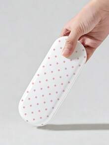 Fashion Star Print Glasses Case, Ins Style Glasses Storage Box, Multi-Functional Storage Box, Fashion Glasses Storage Box, New Minimalist Design, Portable, Waterproof And Dustproof, Suitable For Fashion Glasses And Prescription Glasses, Glasses Protection Storage Box, Neutral Glasses Storage Box - Multicolor - View 3
