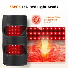 Hailicare Máy massage đầu gối ánh sáng đỏ 3 cấp nhiệt 36 đèn LED, máy sưởi ấm đầu gối cắm USB, quà tặng Giáng sinh (chỉ dùng nguồn USB, không pin) - Xem 3