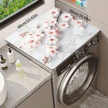 1pc Plum Blossom Marble Pattern Diatomaceous Earth Absorbent Bowl & Dish Drying Mat, Suitable For Kitchen Countertop, Home Dining Table Decor, Coffee Machine Mat, Breakfast Mat, Table Mat And Holiday Party Decoration - Multicolor - View 10