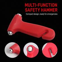Multifunctional Car Safety Hammer Emergency Escape Tool, 2-In-1 Portable Window Breaker And Seat Belt Cutter, Automotive Emergency Rescue Supplies - Mini Window Breaker - View 10