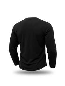 Men's Spring/Autumn New Casual Minimalist Henley Collar Long Sleeve Tops 4-Piece Set, Suitable For Daily Commute And Vacation Wear - Multicolor - View 6