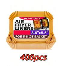 5-500 miếng giấy lót nồi chiên không dầu cỡ lớn, giấy thực phẩm nhà bếp, giấy lót đĩa, giấy thấm dầu, giấy lót giỏ đựng thực phẩm cho pizza và cánh gà, quà tặng, phụ kiện bảo quản thực phẩm cho tiệc - Nhiều màu - Xem 17
