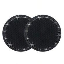 2pcs Multifunctional Car Cup Holder Anti-Slip Silicone Pad Cup Holder Mat Car Interior Decoration Accessories Best-Selling Gift - A - View 9