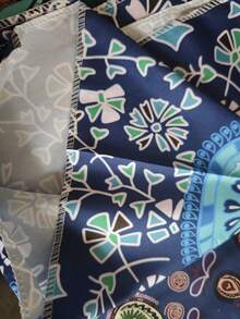 Hippie Bohemian Peacock Mandala Tapestry Wall Hanging Bedding - Blue Mandala - View 10